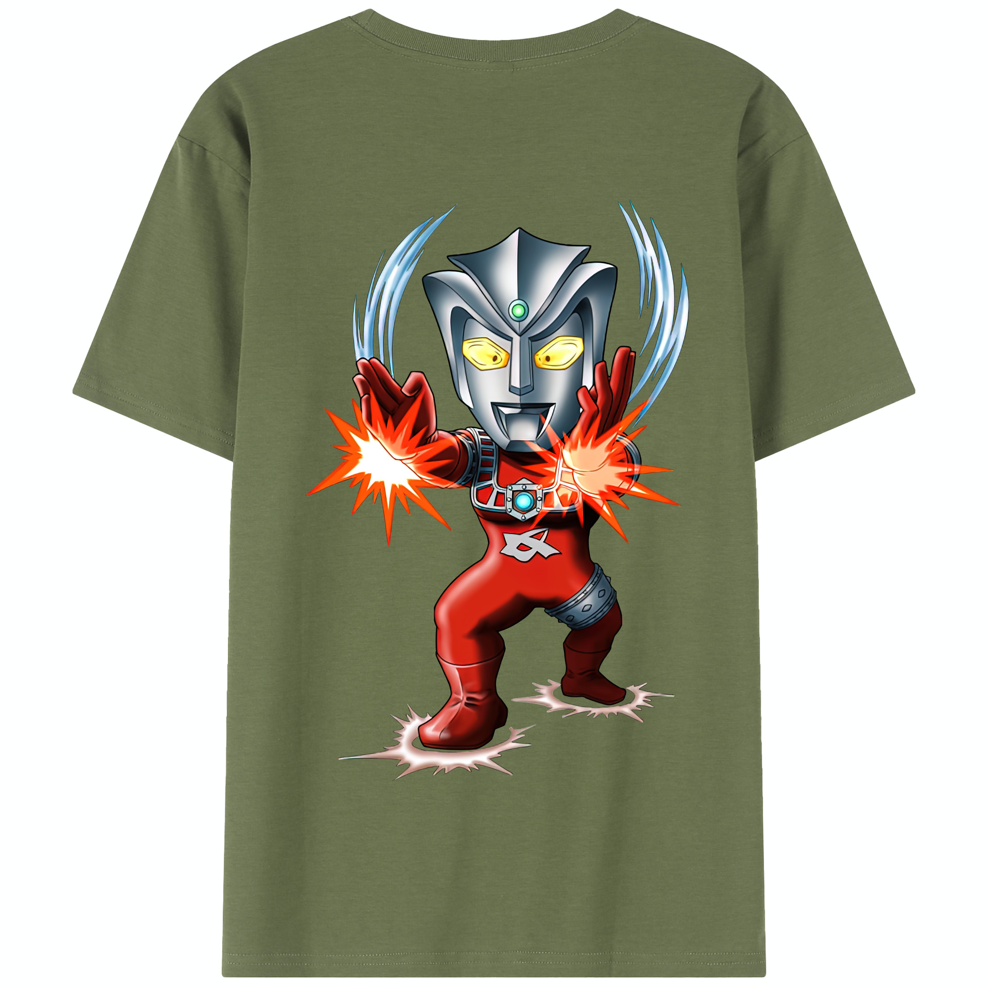 （画像用） ウルトラマン Ultraman 綿100％半袖Tシャツ（背面プリント）